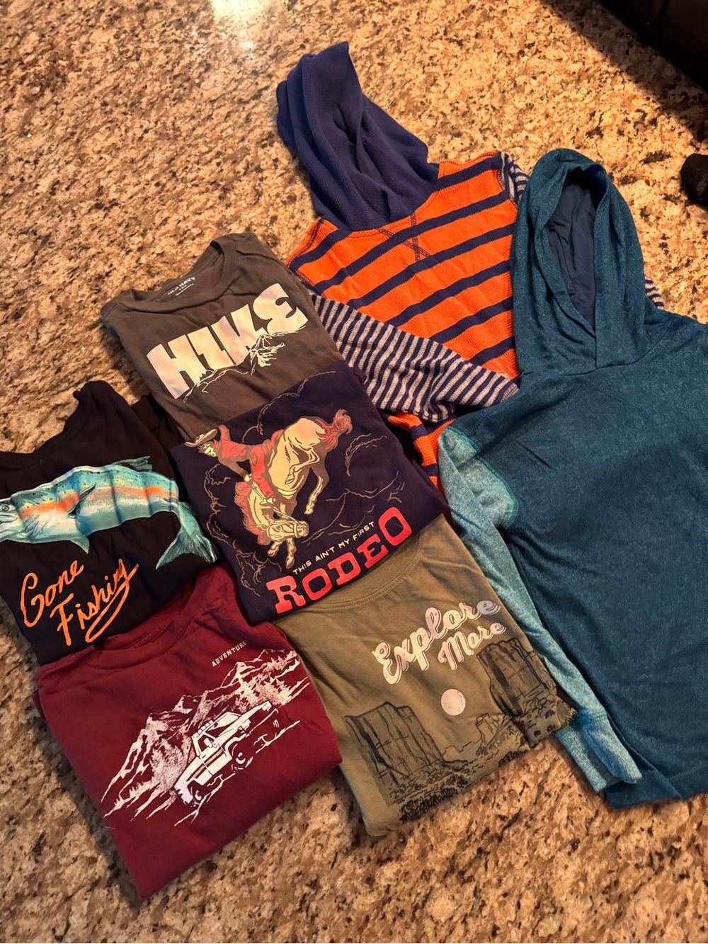 Boys long sleeved shirt bundle Size Small (6-7)